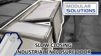 SLOW CLOSING ENCLOSURE DOOR